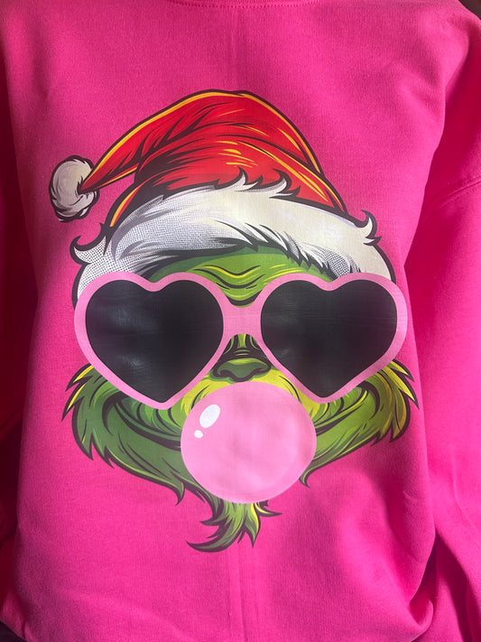 Grinch Bubble Gum Sweatshirt